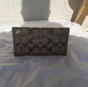 COACH Checkbook Holder